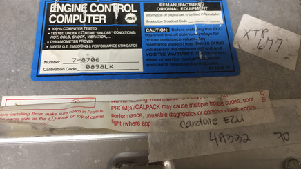 7-8706 Cardone ecm ecu computer