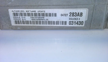 P04727283AB Dodge Grand Caravan or T&C 2000 ecu ecm computer