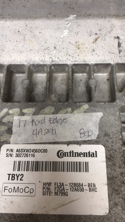 F2GA-12A650-BHC ecm ecu computer 2017 Ford Edge