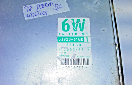 33920-61GD1 ecm ecu computer 1998 Suzuki Esteem
