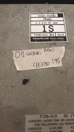 33920-54GN0 Suzuki Aerio 2002 ecu ecm computer