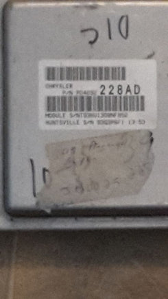2009 Dodge Durango or Chrysler Aspen BCM multi-function module P04692228AD