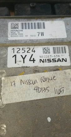NEC023-638 Nissan Rogue 2017 ecm ecu computer