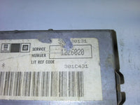 1226020 ecu ecm computer 1985-1987 Pontiac T1000