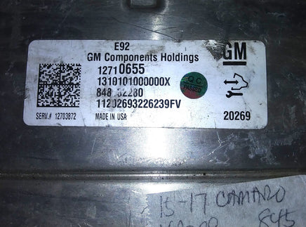 12710655 Chevrolet Camaro 2015-2017 ecm ecu computer ***tested***