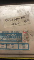1985-1987 Toyota MR2 ecu ecm computer 89661-17050