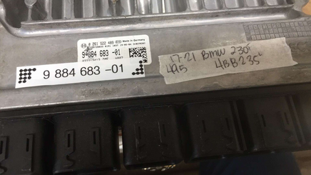 9 884 683 -01 BMW 230i engine control module computer 2017-2021