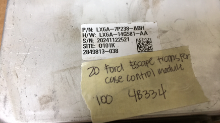 LX6A-7P238-ABH Ford Escape or Mazda Tribute 2020-2022 Transfer control module