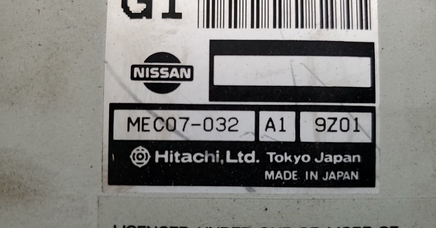 Nissan ecm ecu computer MEC007-032