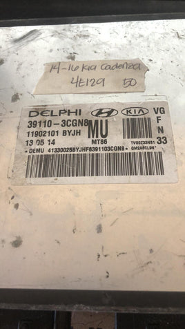 39110-3CGN8 ecm ecu computer 2014-2016 Kia Cadenza