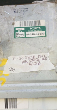 89540-47030 Toyota Prius 2001-2003 ABS control module