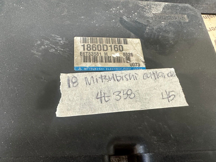 1860D160 Mitsubishi Outlander ECM ECU computer 2018