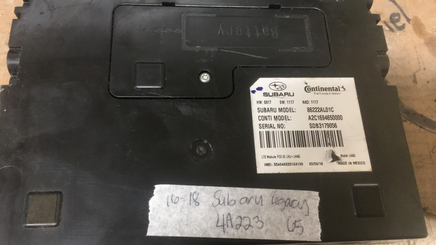 86222AL01C telematics control module computer 2016-2018 Subaru Legacy