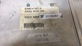 01226461 Chevrolet or GMC Pickup ecu ecm computer
