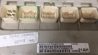 P04686921AH bcm body control module 2001 Dodge Caravan