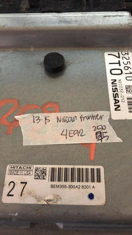 2013-2015 Nissan Frontier ecm ecu computer NEC032-012