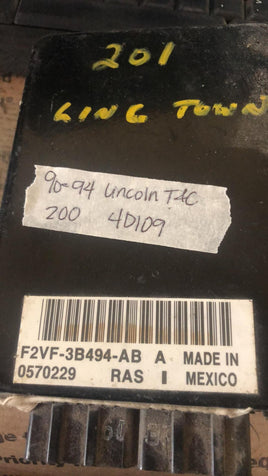 1990-1994 Lincoln T&C Lightning control module computer F2VF-3B494-AB