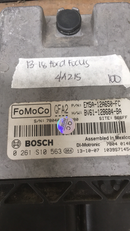 EM5A-12A650-FC Ford Focus ecm ecu computer 2013-2018 **TESTED GOOD**