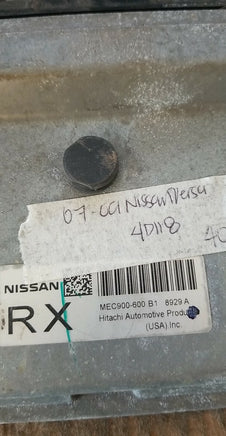 MEC900-600 ecm ecu computer 2007-2009 Nissan Versa