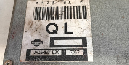 JA18H60 E3C ECM ECU computer 1997 Nissan Altima