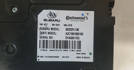 2019 Subaru Crosstrek telematics module 86222FL130