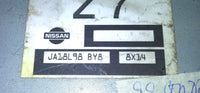 JA18L98 BY8 ecm ecu computer 1999 Nissan Sentra - Swan Auto