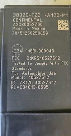 Acura smart power pcm control module 38320-TZ3 -A120-M1