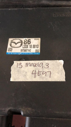 2013 Mazda 3 Mazda3 ecm ecu computer L33X 18 881D