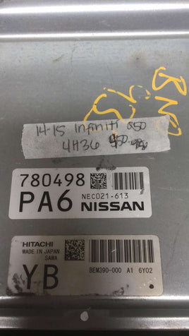 NEC021-613 Infiniti Q50 ecm ecu computer 2014-2015