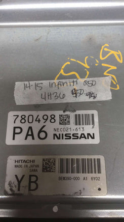 NEC021-613 Infiniti Q50 ecm ecu computer 2014-2015