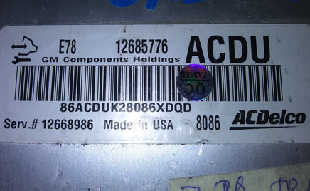 12685776 ecu ecm computer 2017-2020 Chevrolet Trax **TESTED GOOD**