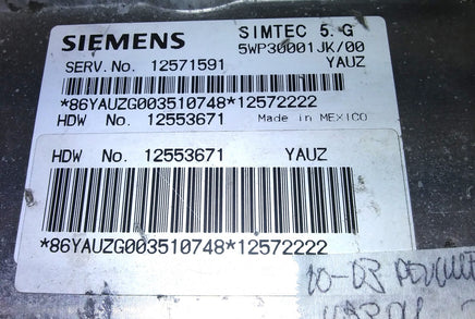 12553671 Cadillac Deville or Seville 2000-2003 ecm ecu computer