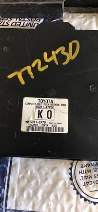 2012 Toyota Prius Multiplex Network Control Module 89221-47260