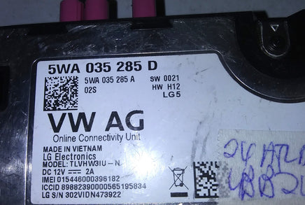 5WA 035 285 D telematic communication control module 2024 VW Atlas Cross Sport