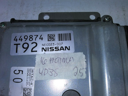 NEC023-007 ecu ecm computer 2016 Nissan Altima