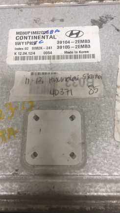 39104-2EMB3 ECM ECU computer  2011-2013 Hyundai Elantra