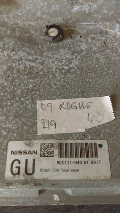 MEC111-040 Nissan Rogue 2009 ECM ECU computer