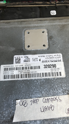 P68027214AD ecm ecu computer 2008 Jeep Compass or Patriot