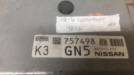 NEC010-677 Nissan Rogue 2014-2016  ecm ecu computer