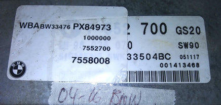 7558008 tcm transmission computer 2004-2006 BMW 325i 325