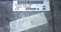 37820-RWC-A81 ecm ecu computer 2012 Acura RDX