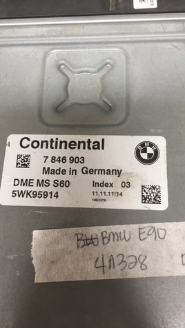 7 846 903 engine control module  BMW E90