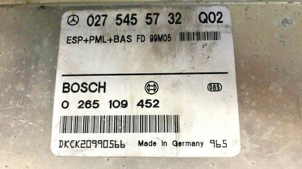 027 545 57 32 Mercedes E320 or E430 1999-2000 abs computer module