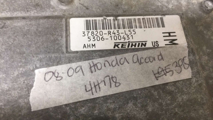 37820-R43-L55 Honda Accord ecu ecm computer 2008-2009