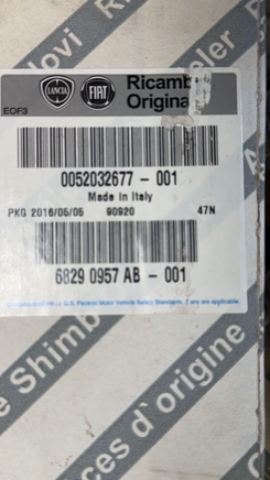0052032677 Fiat ecm ecu computer  **New OEM**