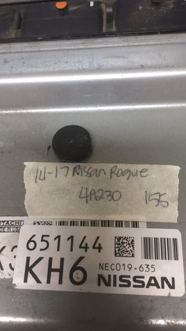 NEC019-635 Nissan Rogue ecm ecu computer 2014-2017