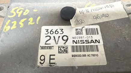 NEC981-013 Nissan Versa 2014-2018 ecm ecu computer - Swan Auto