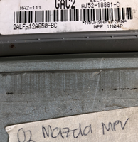 2ALF-12A650-BC Mazda MPV 2002 ecm ecu computer