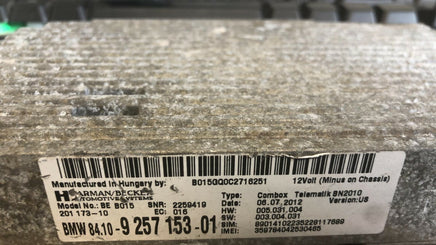 84.10-9 257 153-01 communication module 2011 BMW 550 550i