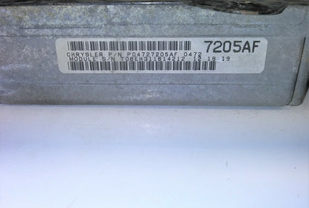 P04727205AF Dodge Caravan or T&C 1997 ecm ecu computer